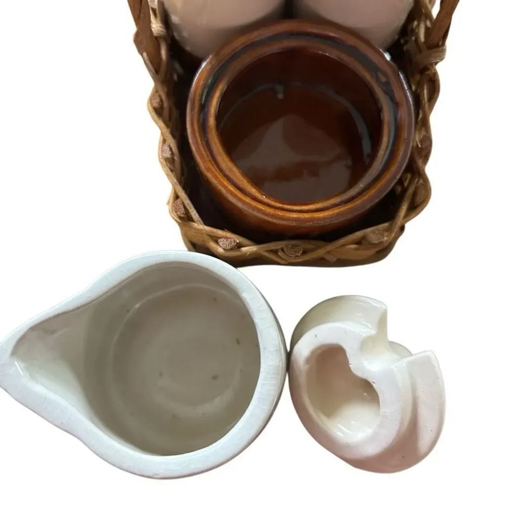 Vintage 6-PC Condiment Set Taiwan